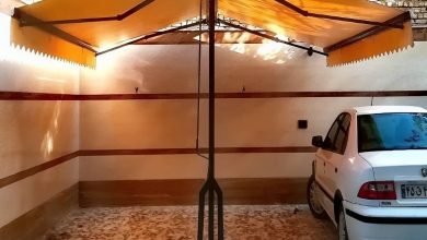 سایبان برقی در تبریز