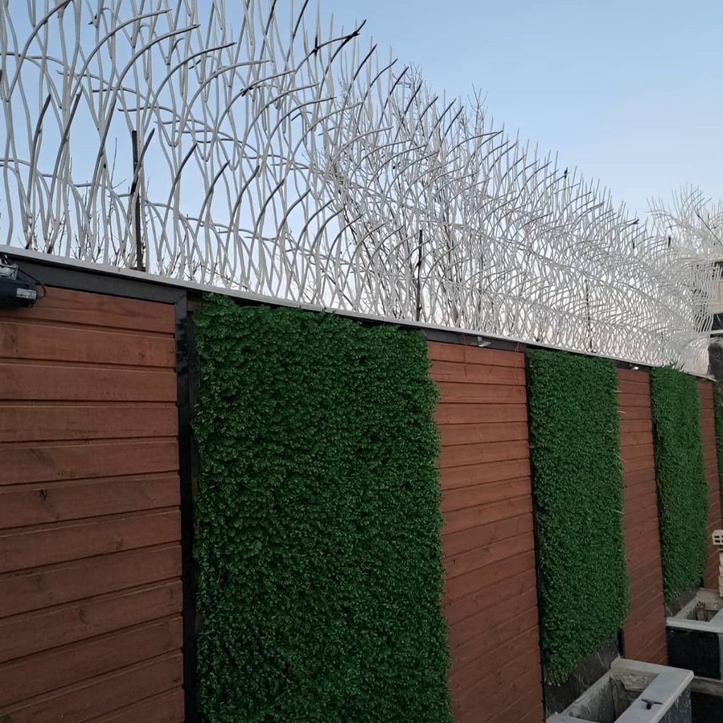 کارخانه حفاظ شاخ گوزنی آهنی نرده دیوار در لواسان