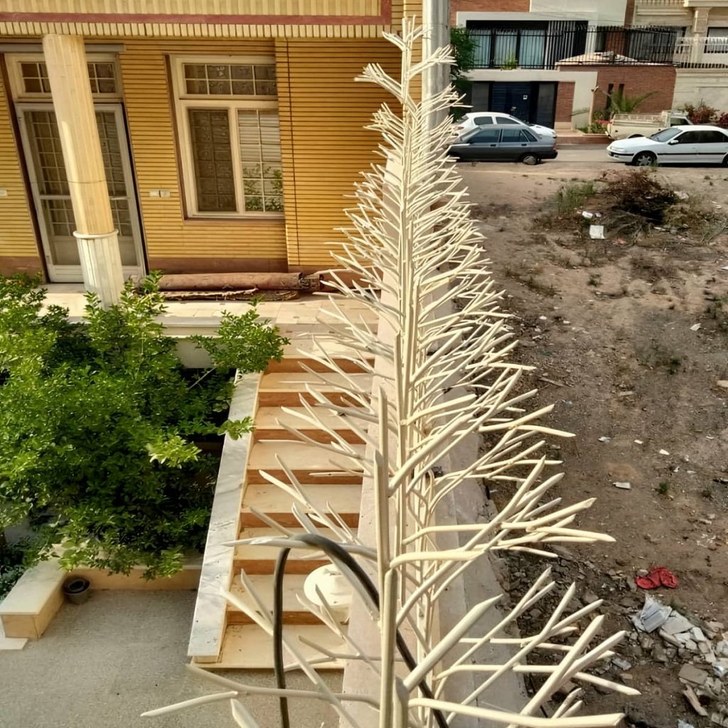 نصب حفاظ شاخ گوزنی آهنی سبک مدرن در زاهدان