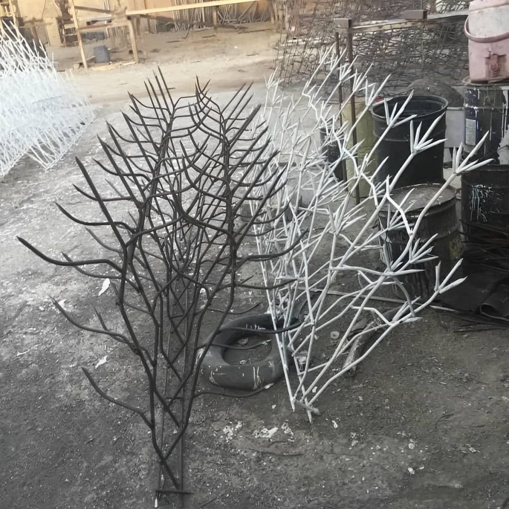 کارخانه حفاظ شاخ گوزنی آهنی نوع رنگ در کرج