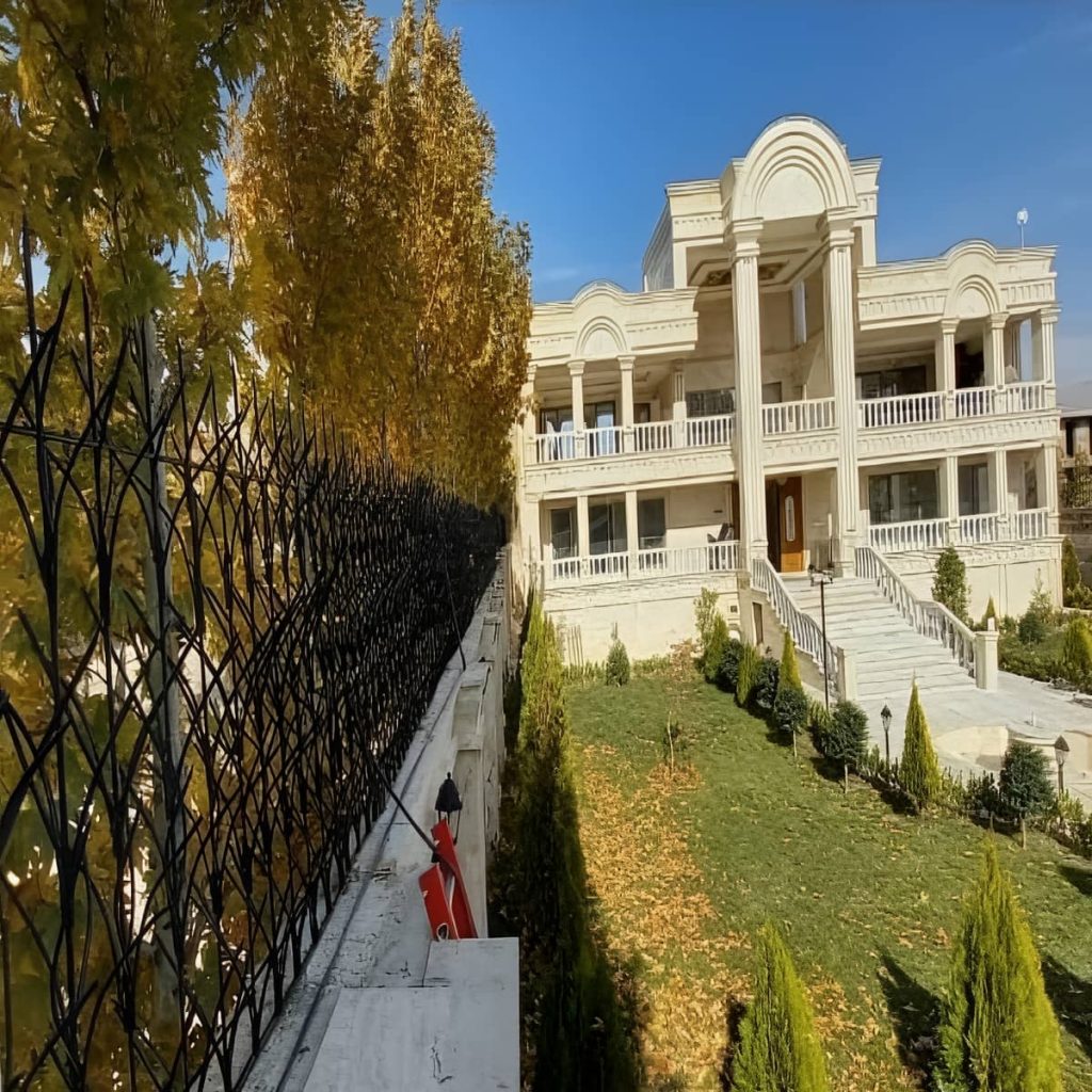 کارخانه حفاظ شاخ گوزنی آهنی دیوار ویلایی در طالقان