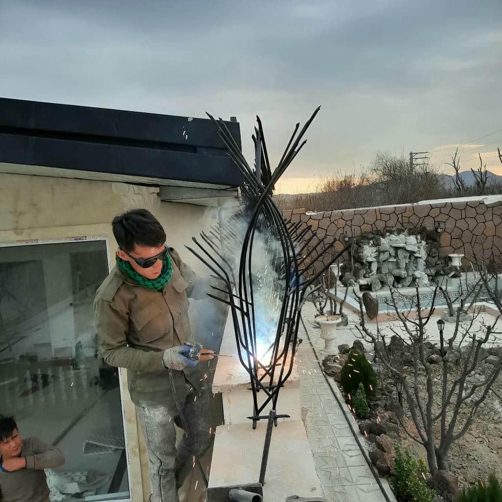 خرید حفاظ شاخ گوزنی آهنی خطوط نما در قشم