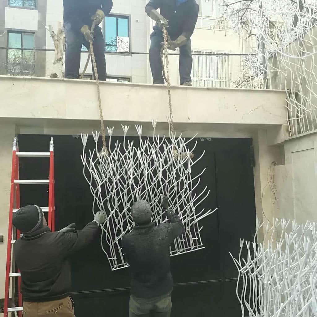 حفاظ شاخ گوزنی آهنی در نوشهر
