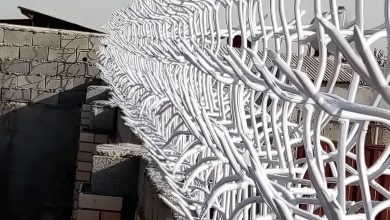 حفاظ شاخ گوزنی آهنی در سمنان