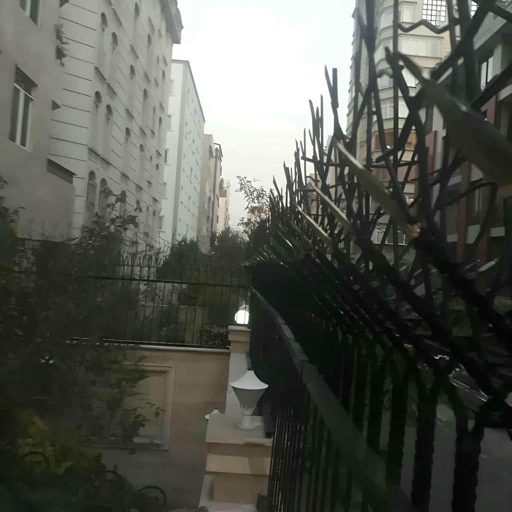 نصب حفاظ شاخ گوزنی آهنی نوع رنگ در فیروزکوه