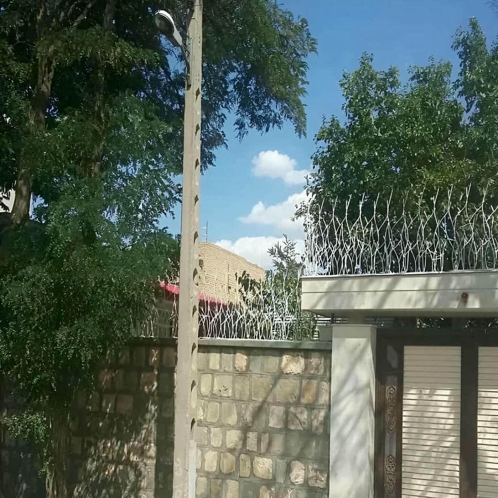 نصب حفاظ شاخ گوزنی آهنی پوشش ضدزنگ در ساری