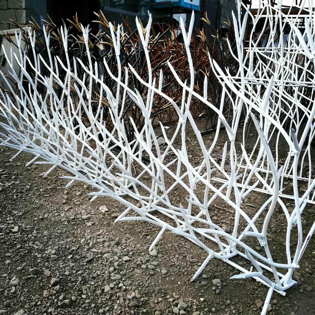 فروش حفاظ شاخ گوزنی آهنی محوطه تجاری در قائمشهر