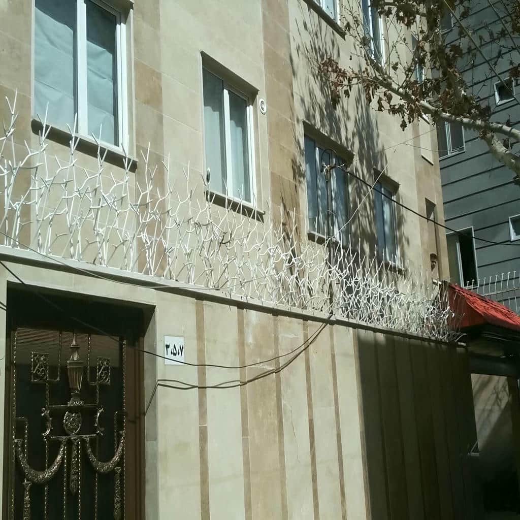حفاظ شاخ گوزنی آهنی در یاسوج