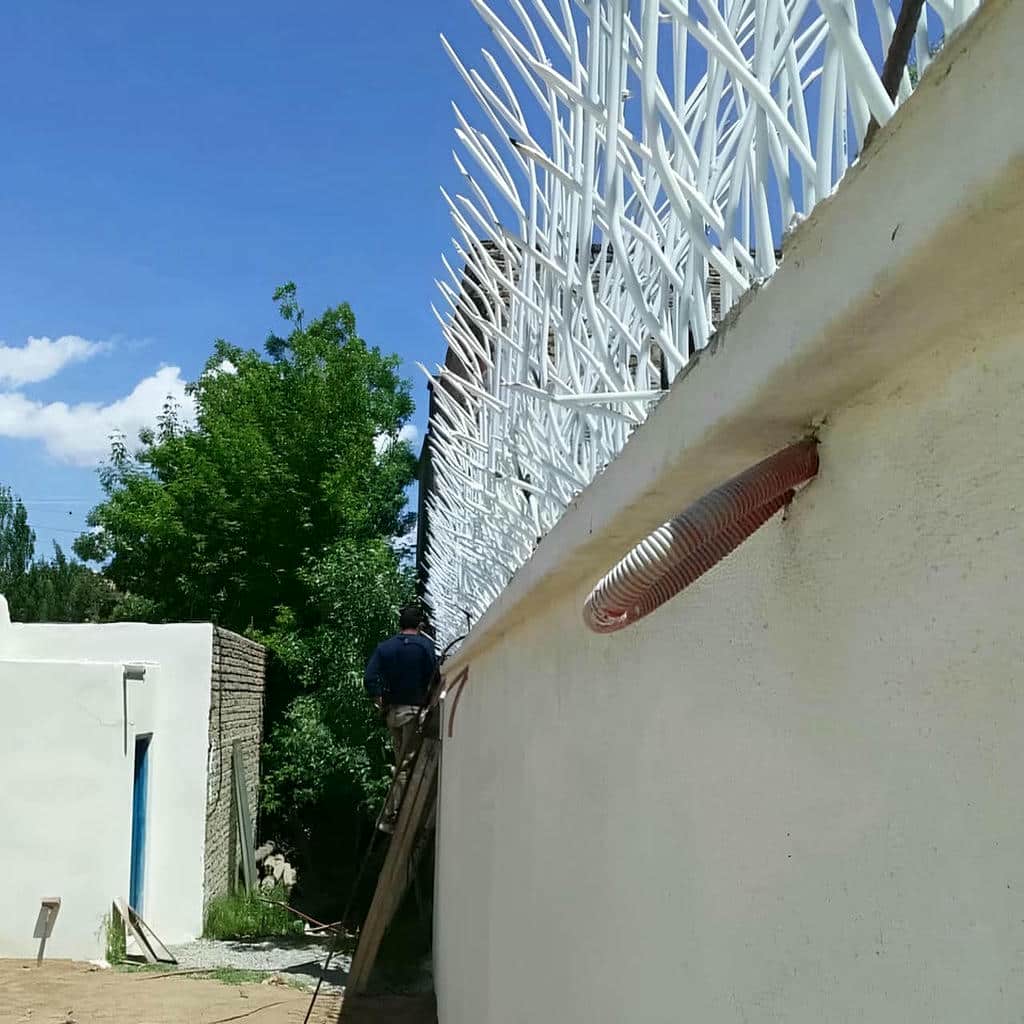 کارخانه حفاظ شاخ گوزنی آهنی دیوار ویلایی در محمدشهر
