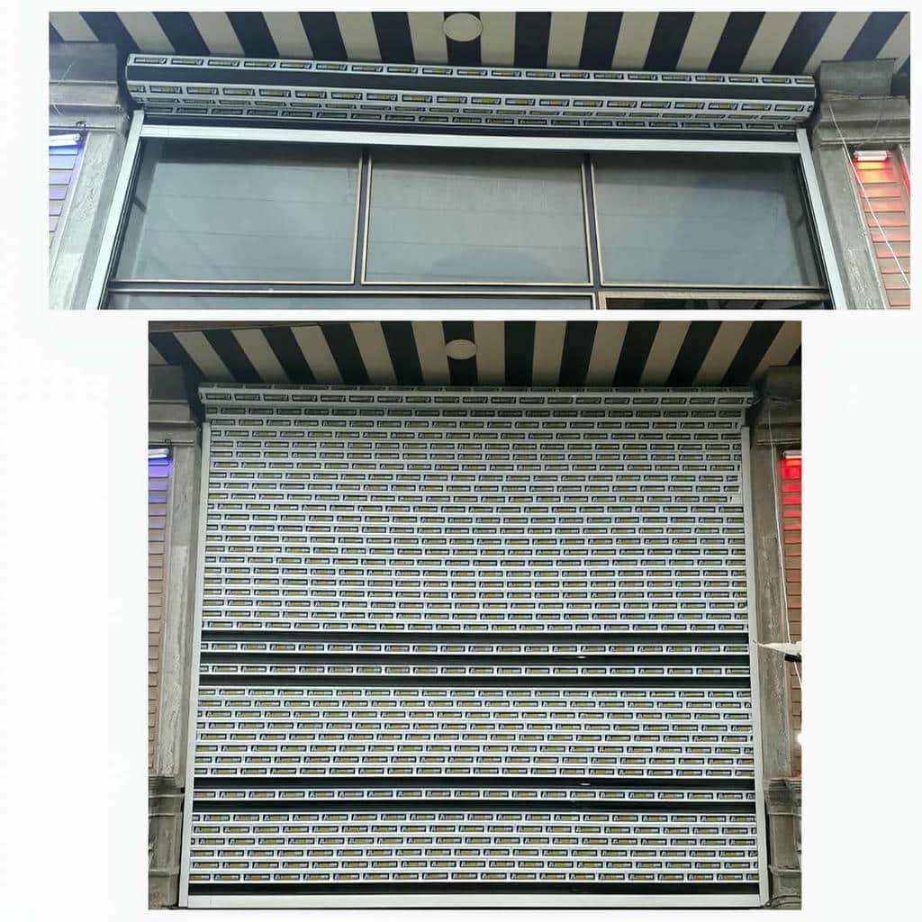 نصب کرکره برقی فروشگاه در بندرعباس