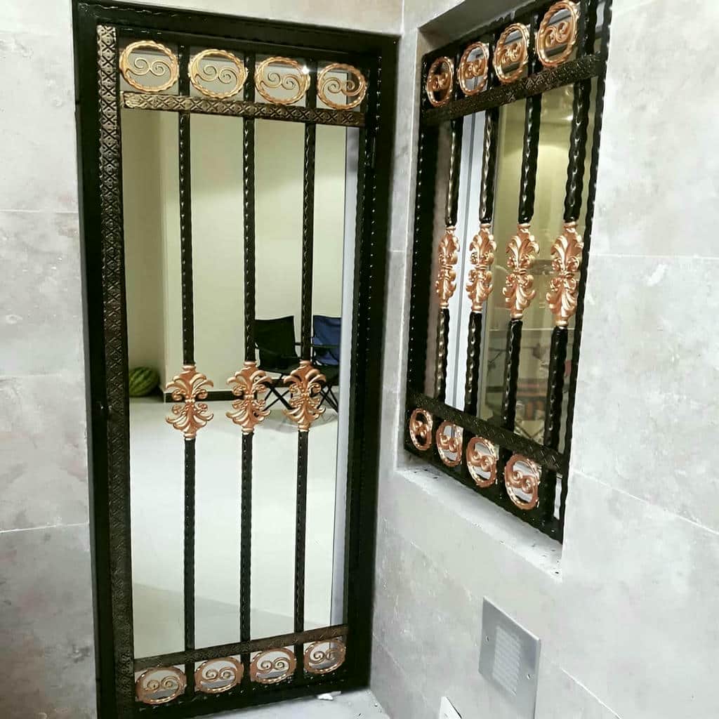 قیمت حفاظ نرده پنجره فرفورژه در پرند