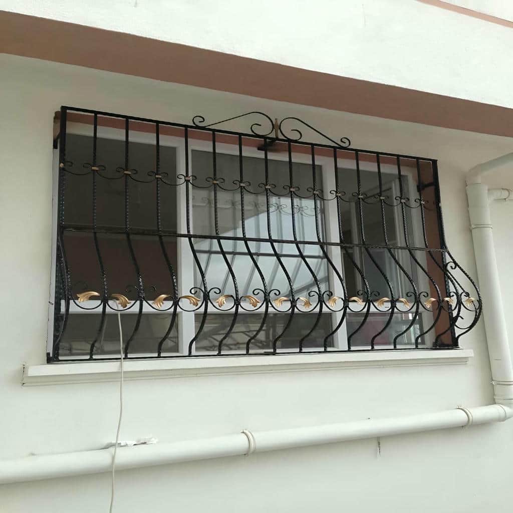 نصب حفاظ نرده پنجره مدرن در کردان