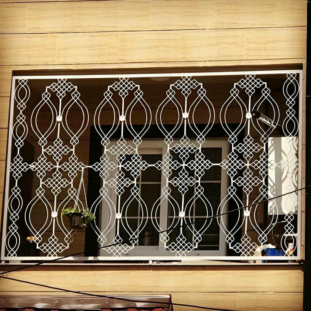 کارخانه حفاظ نرده پنجره بازشو در رفسنجان