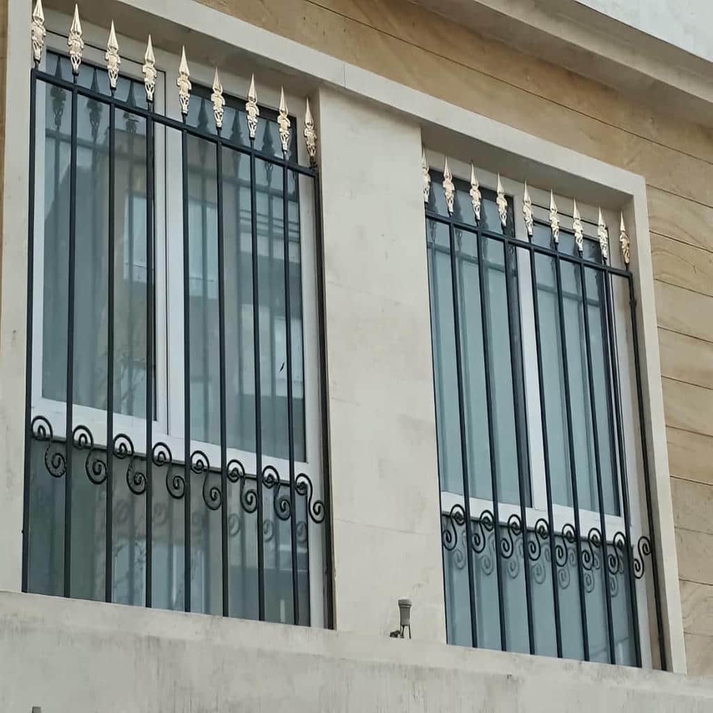 قیمت حفاظ نرده پنجره فرفورژه در یزد