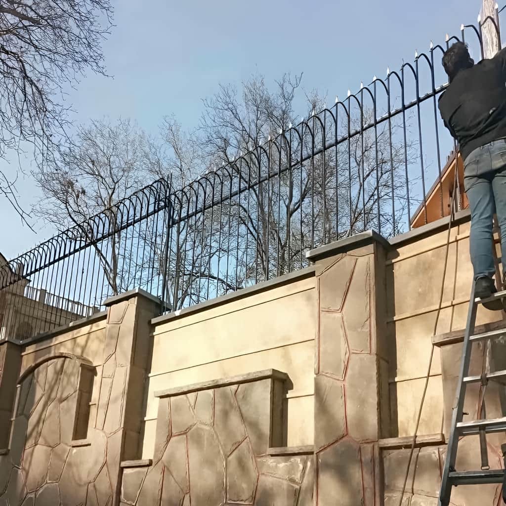 حفاظ سرنیزه ای با فریم فلزی منسجم