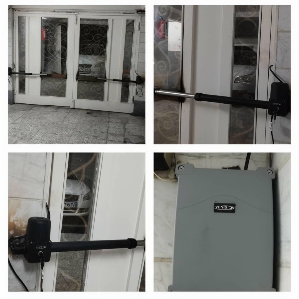 نصب جک درب پارکینگ اتوماتیک ریموت کنترل در آبسرد