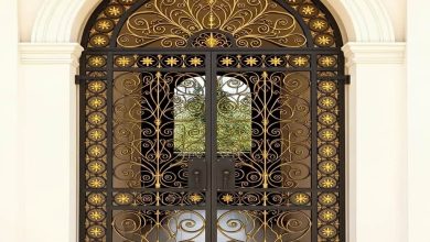 درب حیاط فرفورژه در بندر انزلی