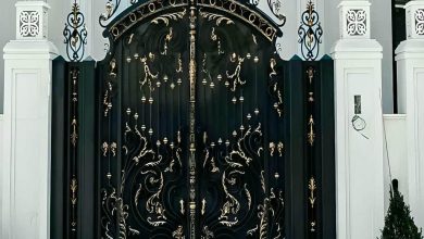 درب حیاط فرفورژه در بندر دیلم