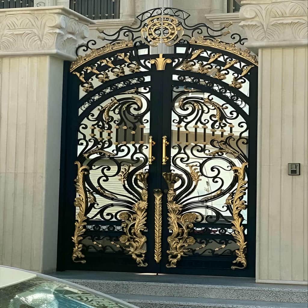 خرید درب حیاط فرفورژه ویلایی در مهرشهر کرج
