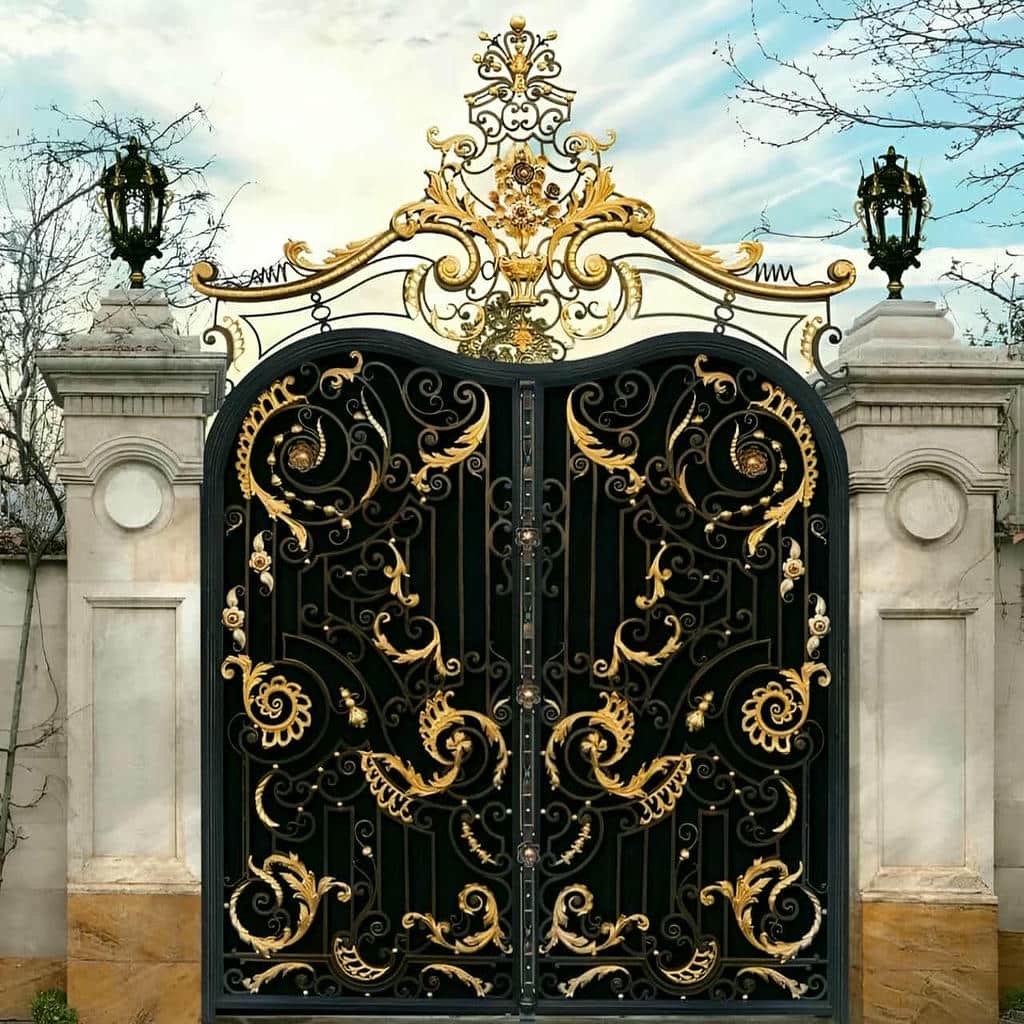 قیمت درب حیاط فرفورژه ورودی باغ در شهریار
