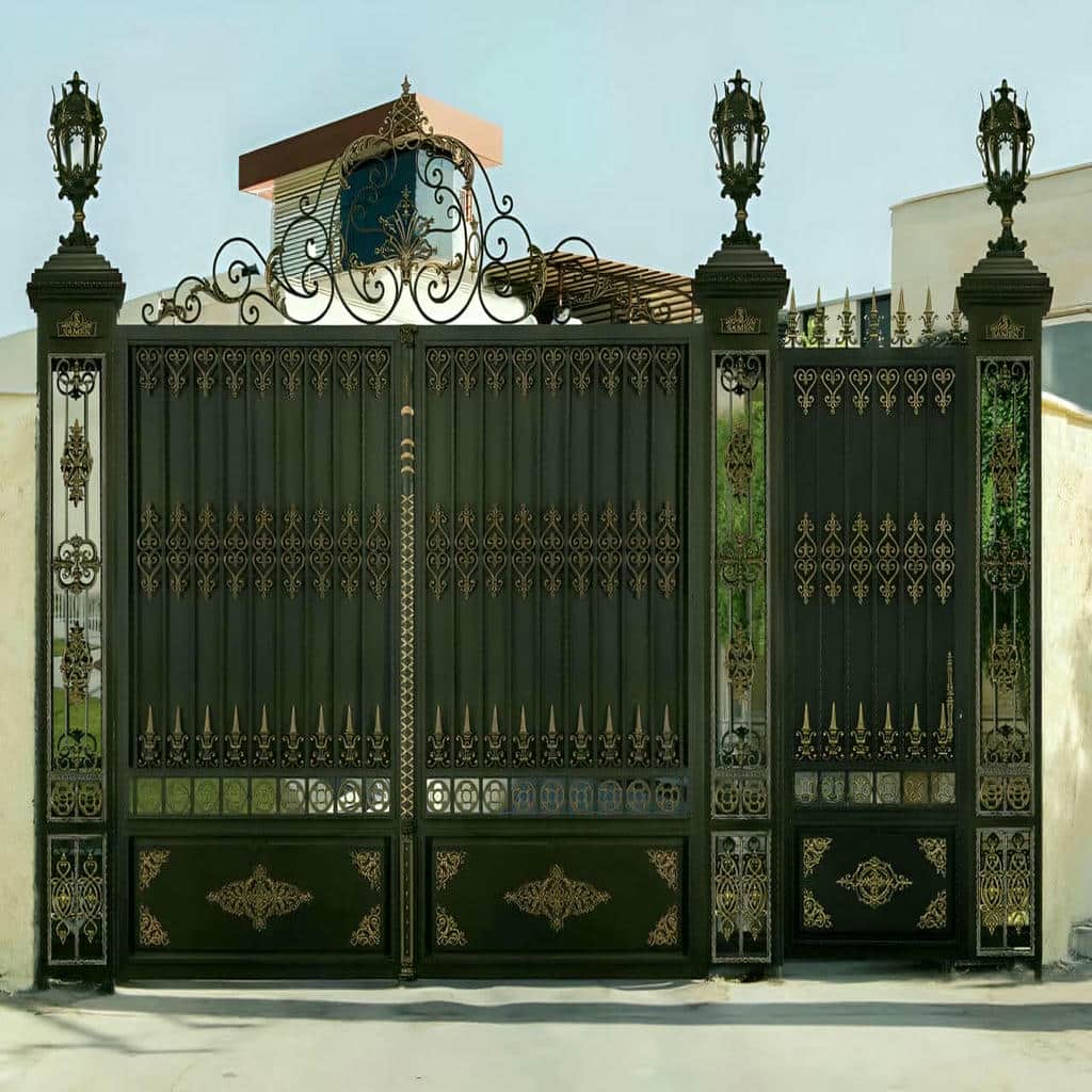 خرید درب حیاط فرفورژه فرفورژه لوکس در طالقان