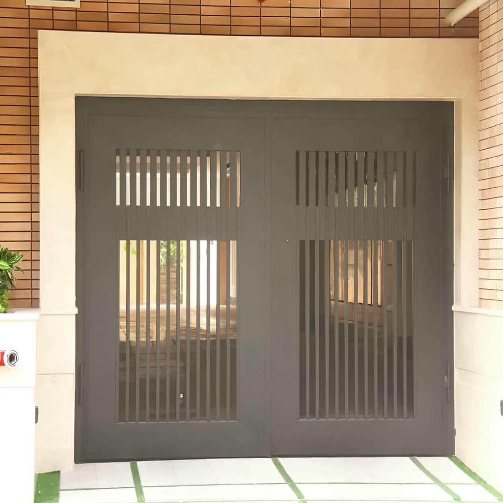 خرید درب حیاط فرفورژه ویلایی مدرن در اراک