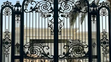 درب حیاط فرفورژه در عظیمیه کرج