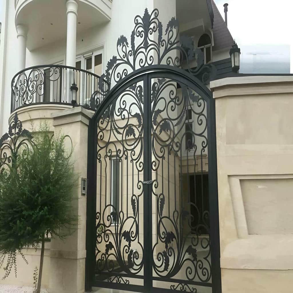 خرید درب حیاط فرفورژه ویلایی در دماوند
