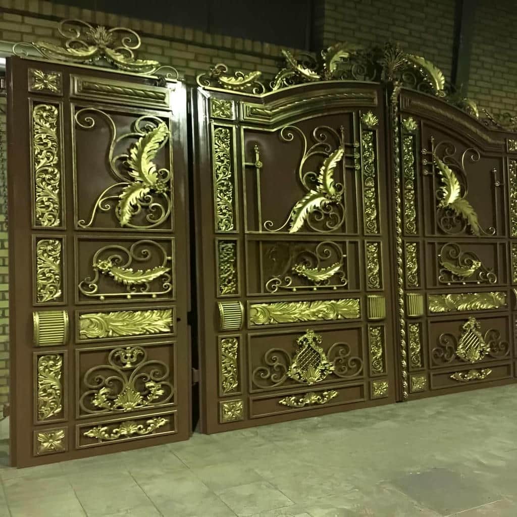 خرید درب حیاط فرفورژه ویلایی در نسیم شهر