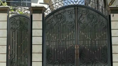 درب حیاط فرفورژه در لواسان