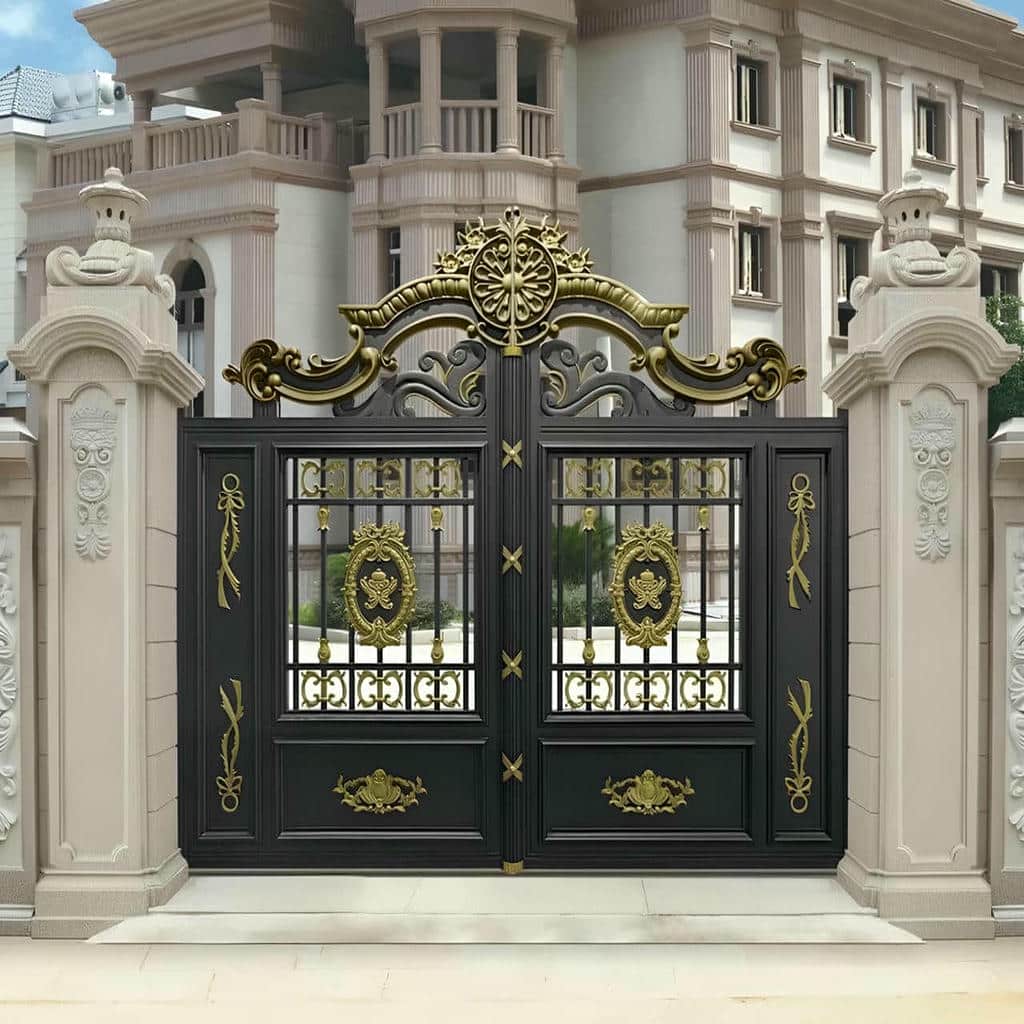 خرید درب حیاط فرفورژه رنگ مقاوم در شهریار