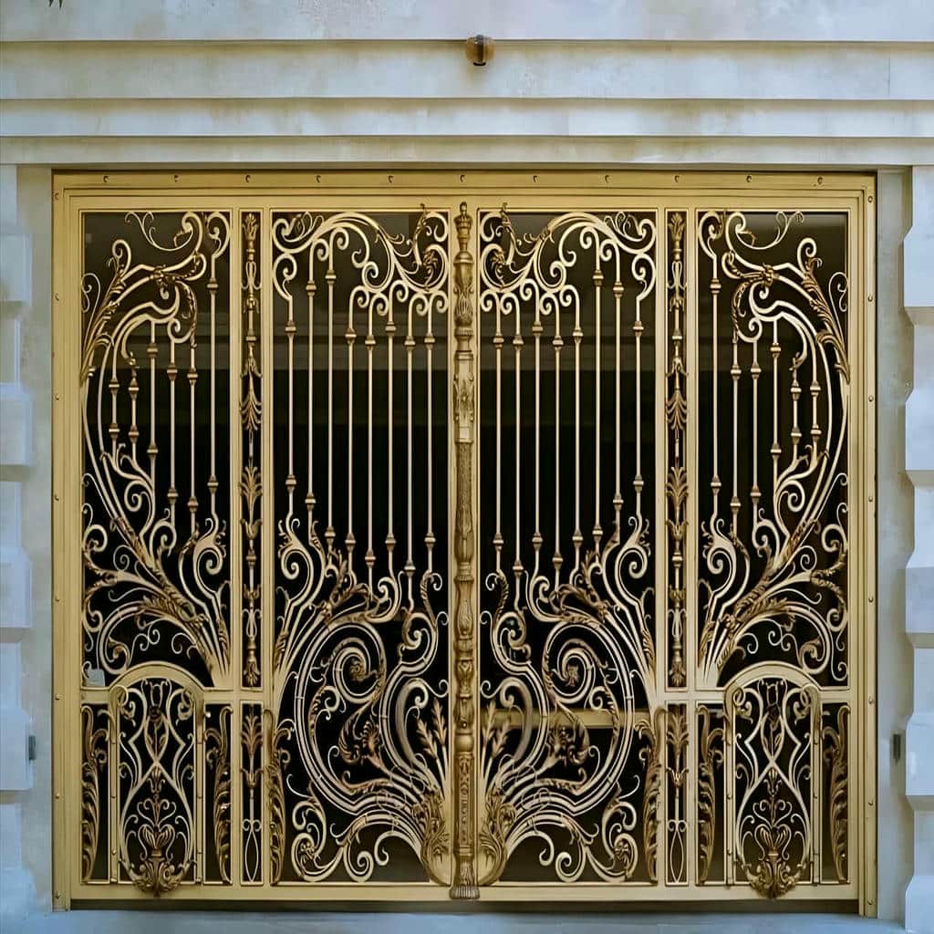 قیمت درب حیاط فرفورژه پارکینگ حیاط در ساری