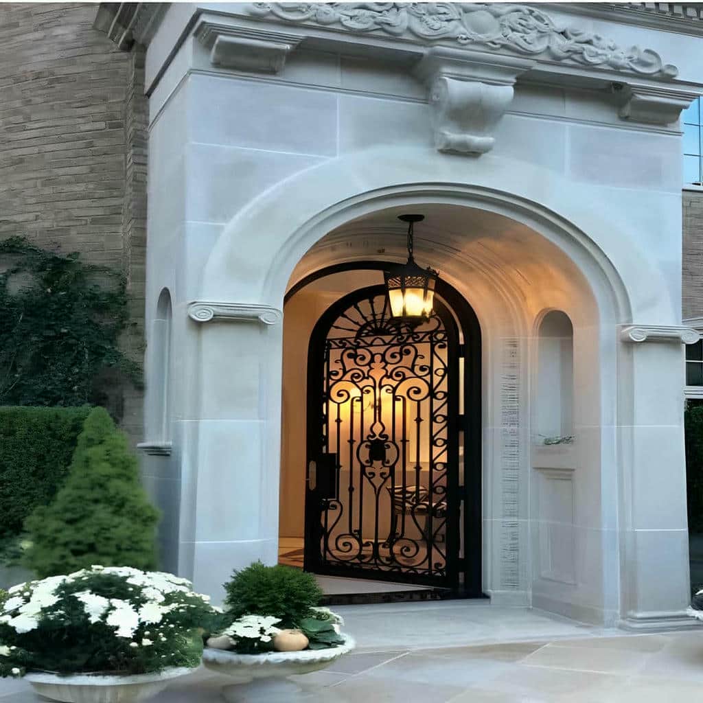 قیمت درب حیاط فرفورژه ورودی باغ در نظرآباد