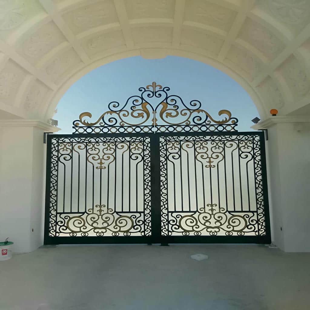 خرید درب حیاط فرفورژه ویلایی مدرن در بندر بوشهر