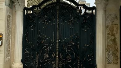 درب حیاط فرفورژه در سنندج