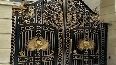درب حیاط فرفورژه در زاهدان