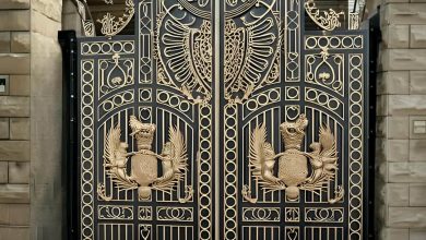 درب حیاط فرفورژه در استان گیلان