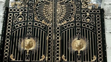 درب حیاط فرفورژه در اراک