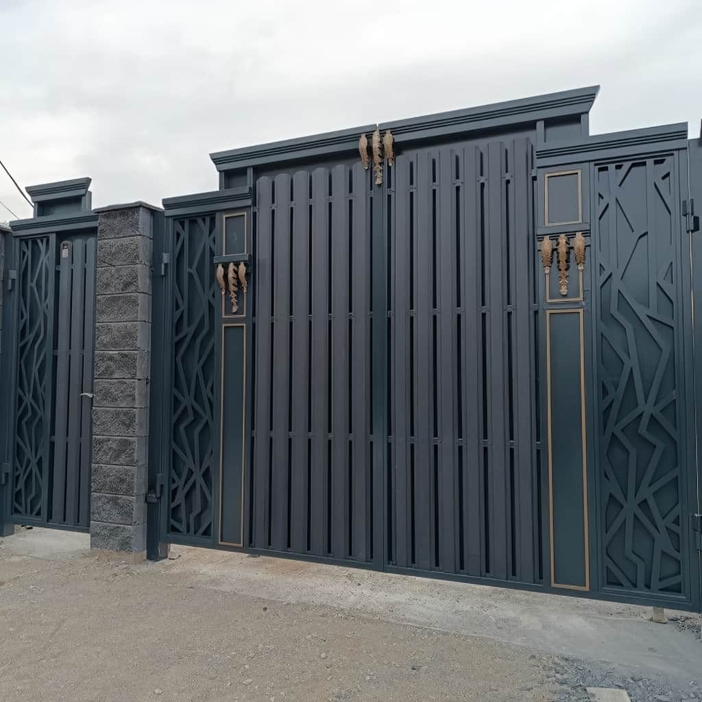 قیمت درب حیاط فرفورژه پارکینگ حیاط در مشهد