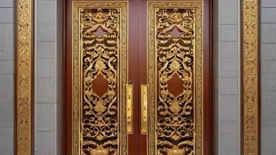 درب حیاط فرفورژه در نظرآباد
