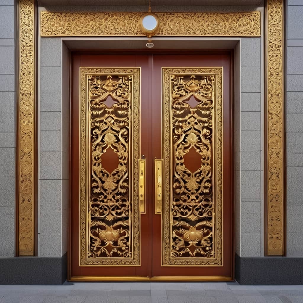 درب حیاط فرفورژه در نظرآباد