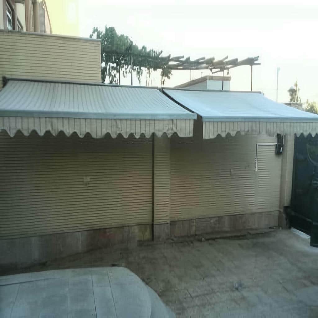 سایبان برقی صنعتی با رول بولت محکم