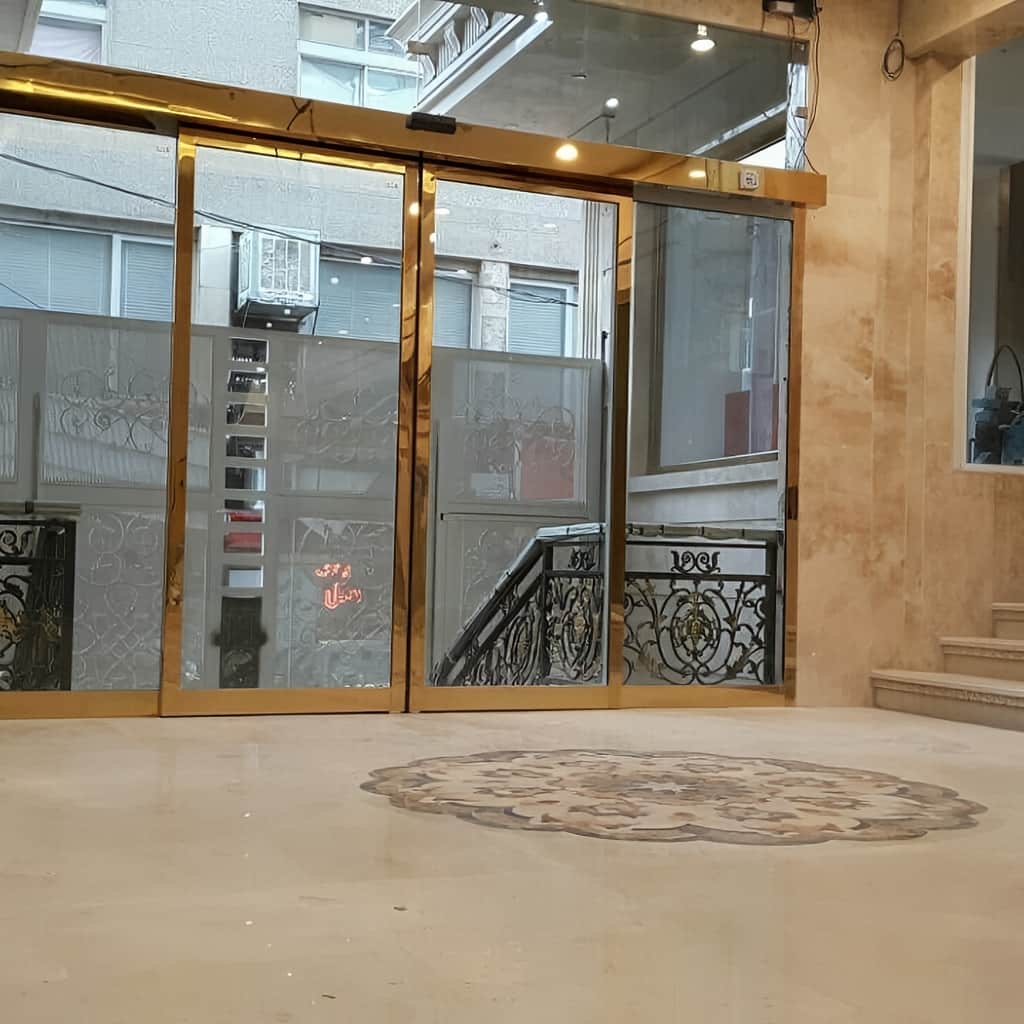 قیمت درب تلسکوپی اتوماتیک شیشه ای