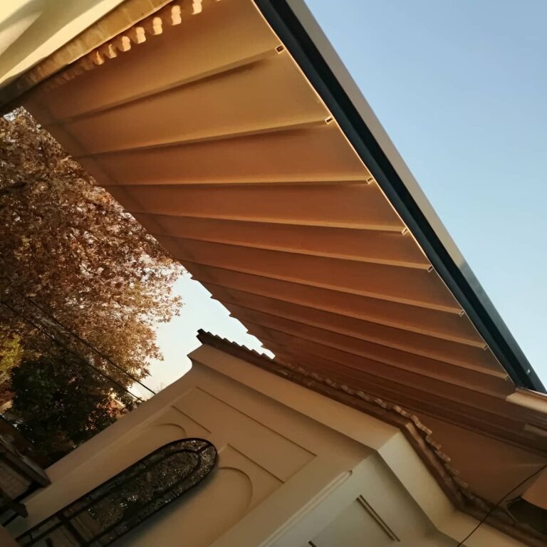 سقف برقی تراس مدرن