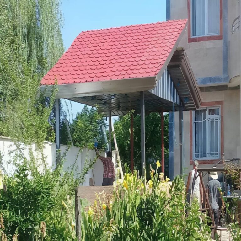 آردواز شیک سردرب حیاط