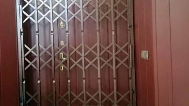 7 مدل درب حفاظ فلزی ورودی واحد
