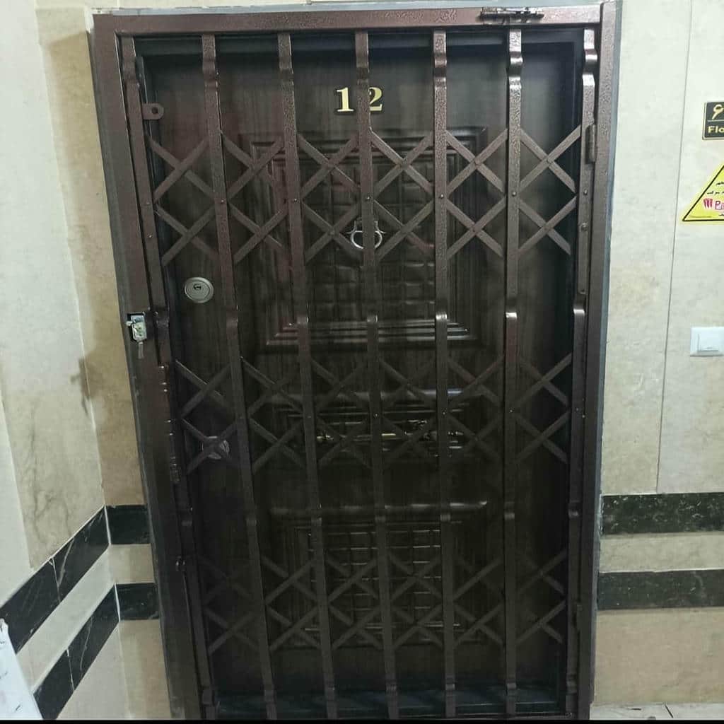 11 مدل درب ریلی آکاردئونی کم جا