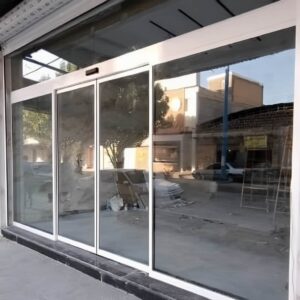 7 مدل درب اتوماتیک شیشه‌ای فریم‌لس سکوریت