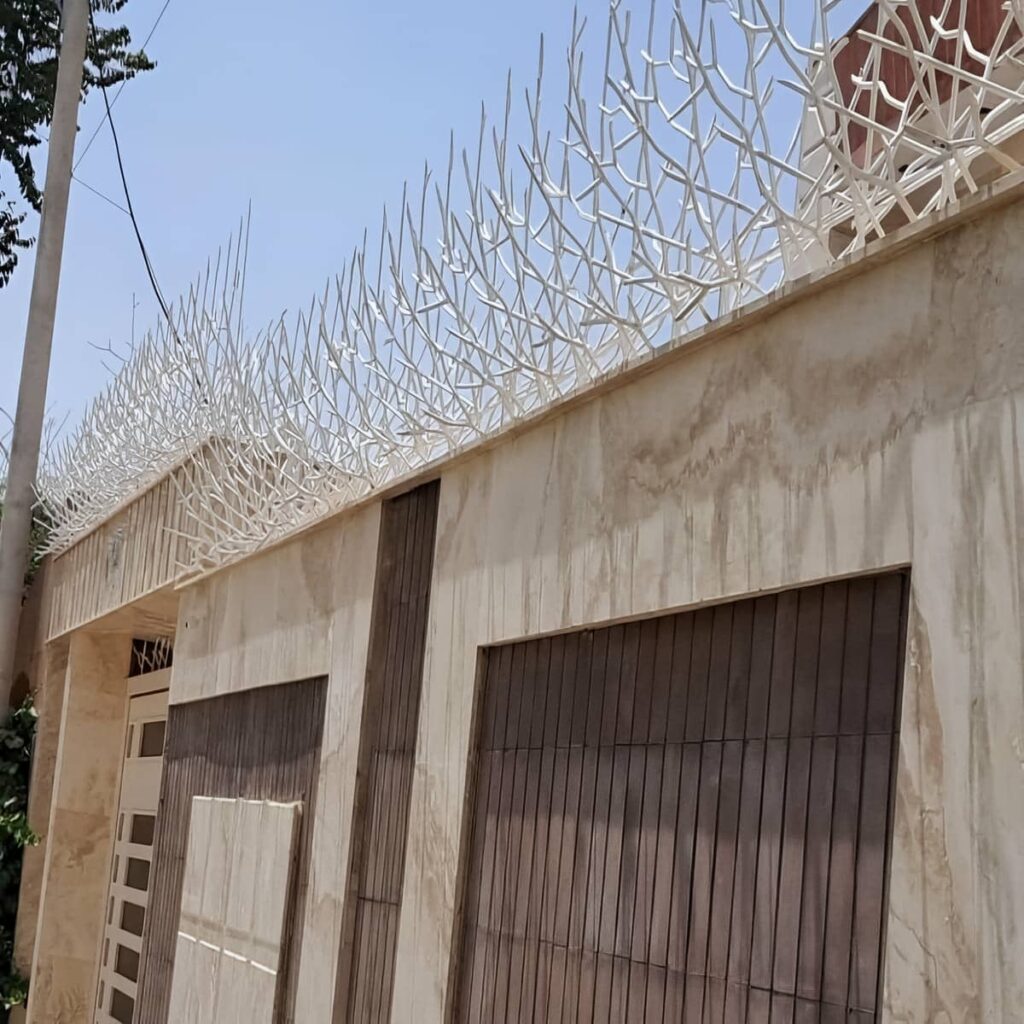 6 مدل حفاظ دیوار با میلگرد آجدار