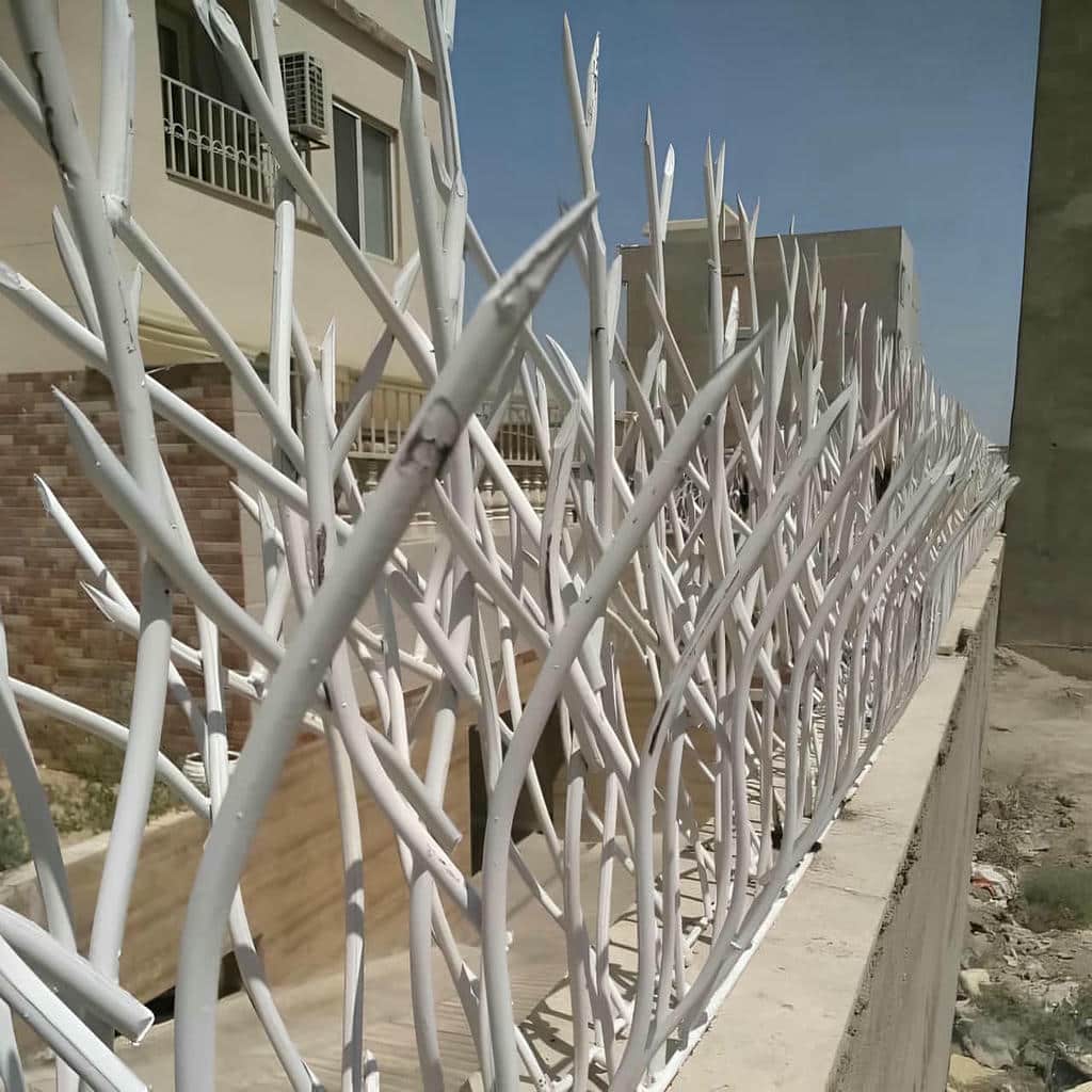 خرید حفاظ دیوار با میلگرد آجدار مدل شاخ گوزنی